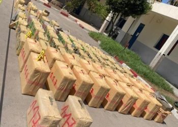 توقيف 6 أشخاص يشتبه في تورطهم في التهريب الدولي للمخدرات وبحوزتهم أزيد من طنين من مخدر الشيرا