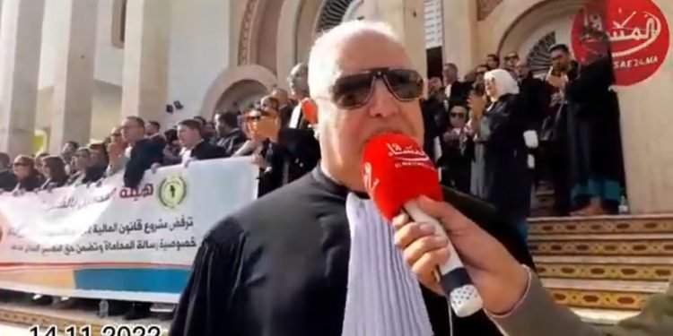 نقيب هيئة المحامين بالقنيطرة: سنواصل النضال إلى حين التجاوب مع مطالبنا “فيديو”