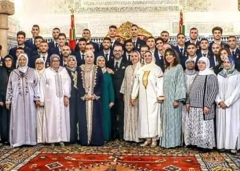 استقبال ملكي وشعبي لأسود الأطلس بالرباط