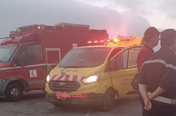 فيديو..ملثمون مسلحون يهاجمون سيارة بالطريق السيار القنيطرة طنجة