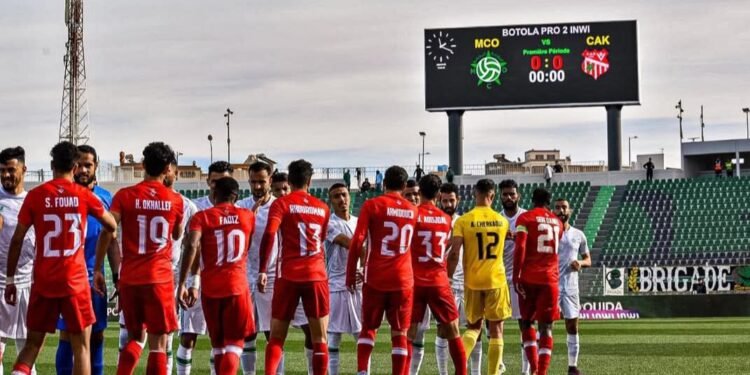 المولودية الوجدية تقسو على شباب أطلس خنيفرة برباعية نظيفة