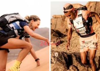 ماراطون الرمال: رشيد المرابطي ومارلين نقاش يحسمان المرحلة الخامسة