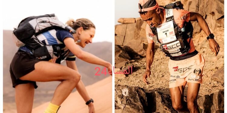 ماراطون الرمال: رشيد المرابطي ومارلين نقاش يحسمان المرحلة الخامسة