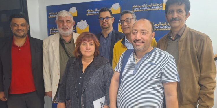 فيدرالية اليسار الديمقراطي يستقبل وفدا من الحزب الشيوعي الموحد الروسي