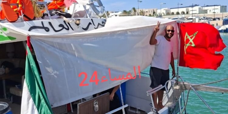 ابن منطقة الغرب المهندس عبد العظيم بنضراوي للمساء24: مشاركتي في أسطول الصمود واجب إنساني لكسر الحصار عن غزة