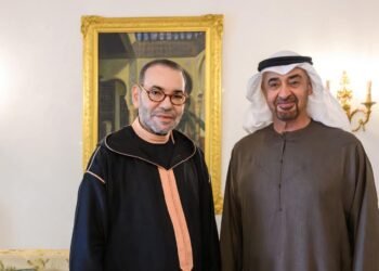 الملك محمد السادس يستقبل الشيخ محمد بن زايد آل نهيان بالرباط